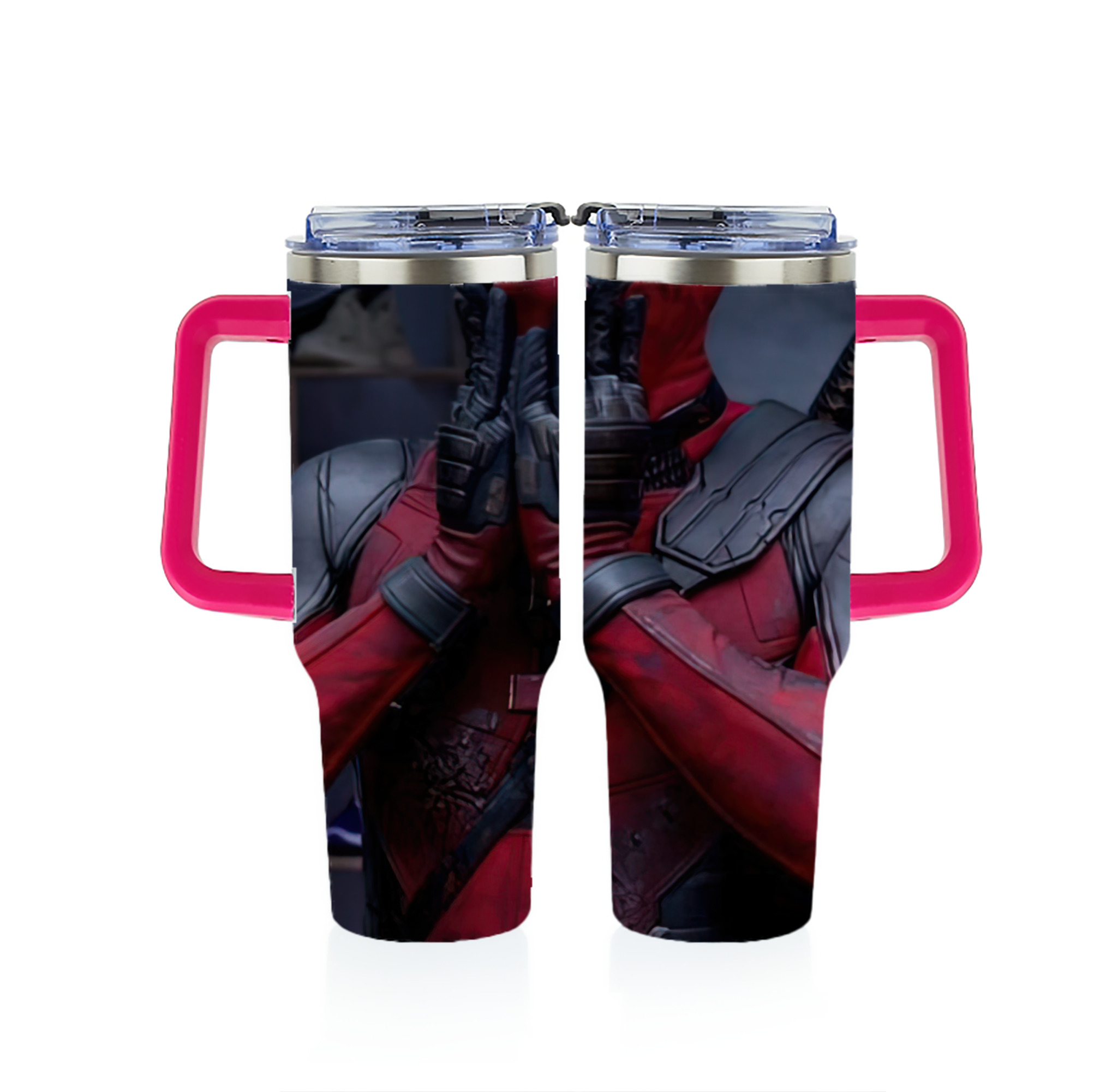 （画像用） Deadpool デッドプール 1200ｍLフルプリント車用タンブラー